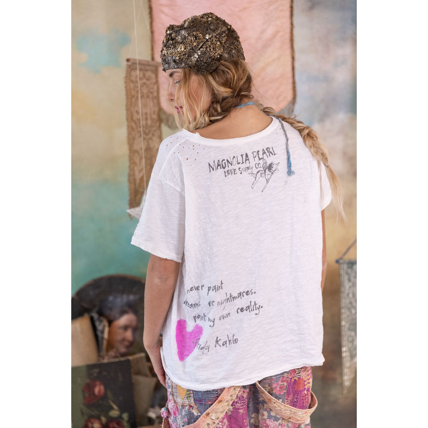 Magnolia Pearl Frida Retablo Tee in True