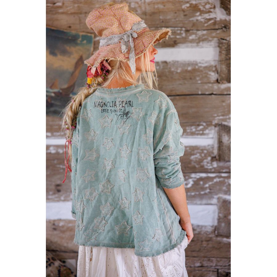 Magnolia Pearl Little Star Hermosa Sweatshirt in Garden Sage