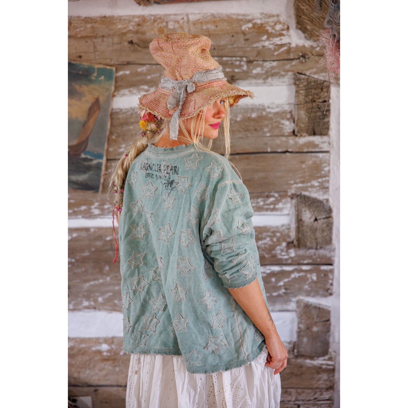 Magnolia Pearl Little Star Hermosa Sweatshirt in Garden Sage