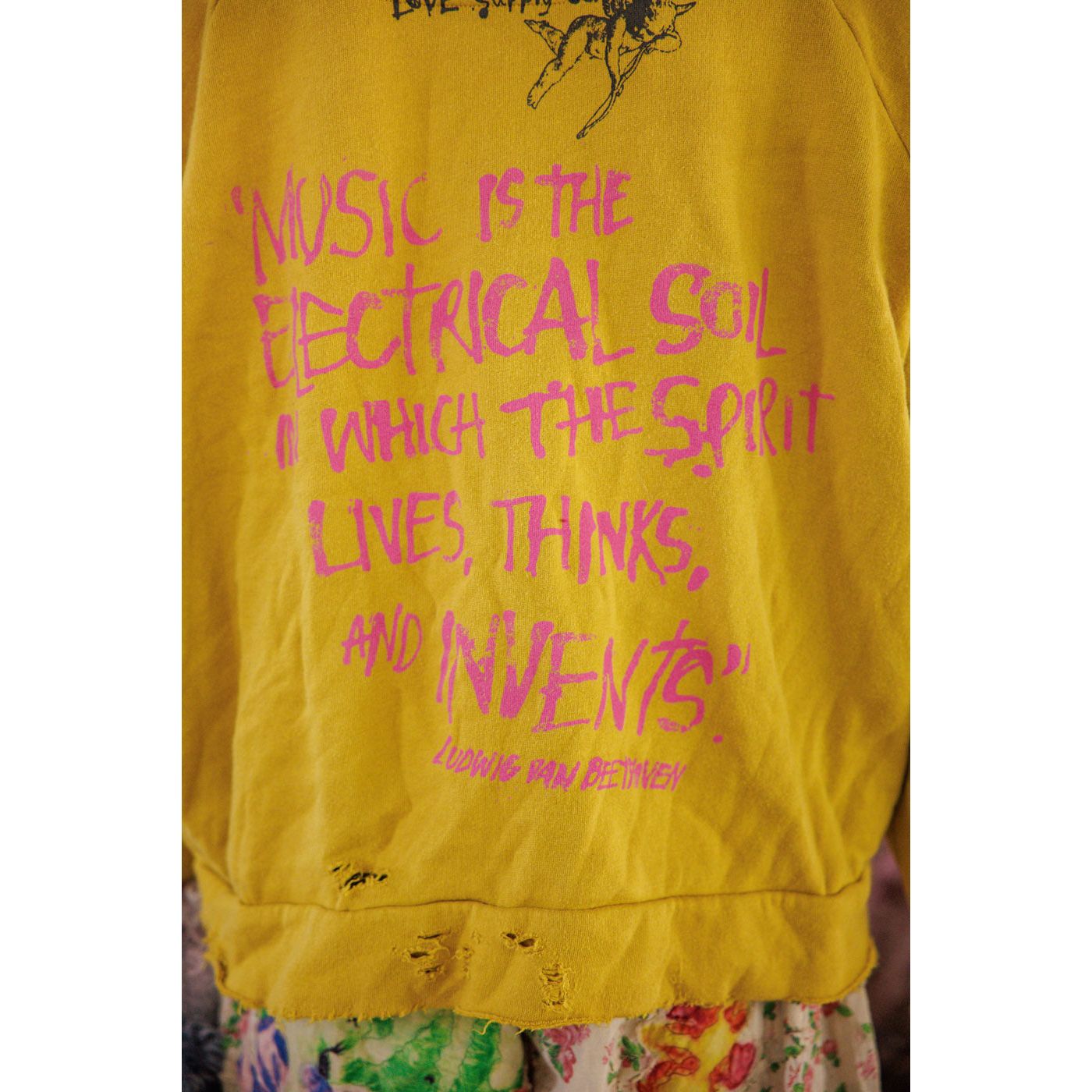 Magnolia Pearl Beethoven Portrait Richi Sweatshirt in Fun House