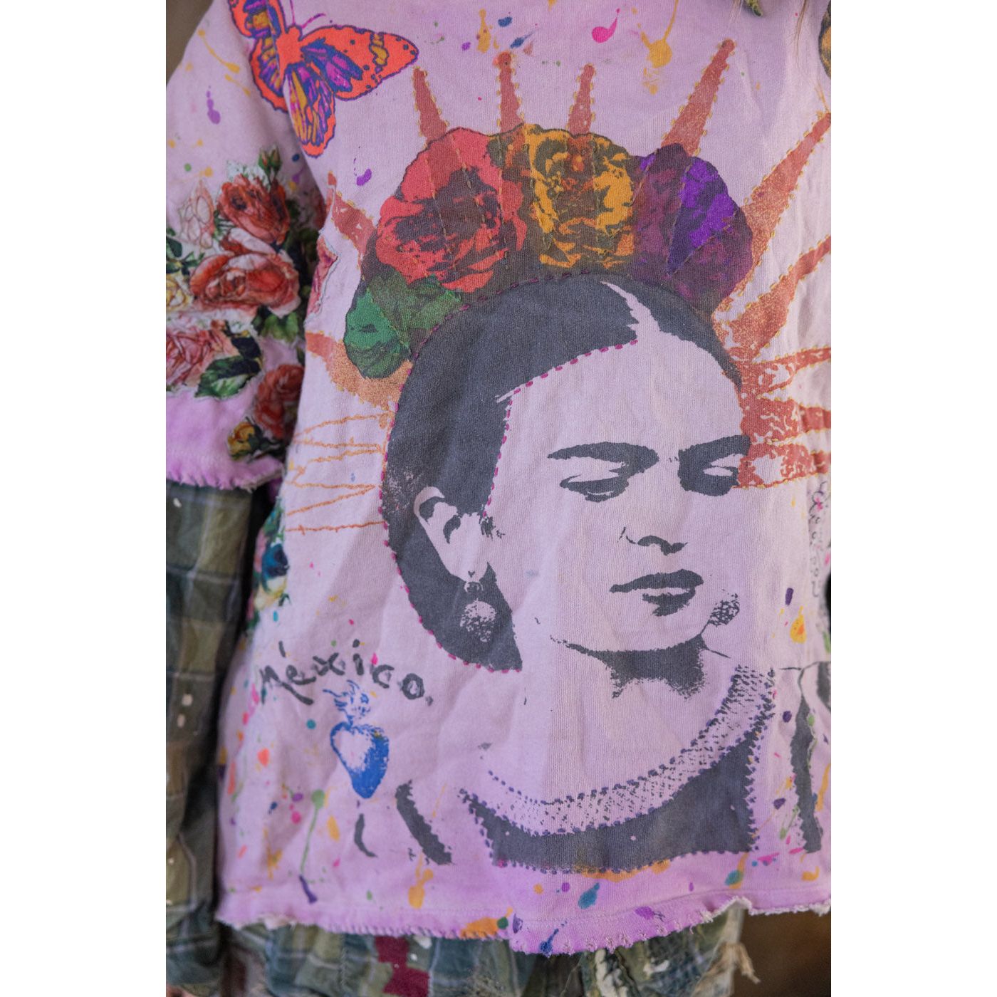 Magnolia Pearl Frida del Sol Vetiver Sweatshirt in Allium Dip Dye