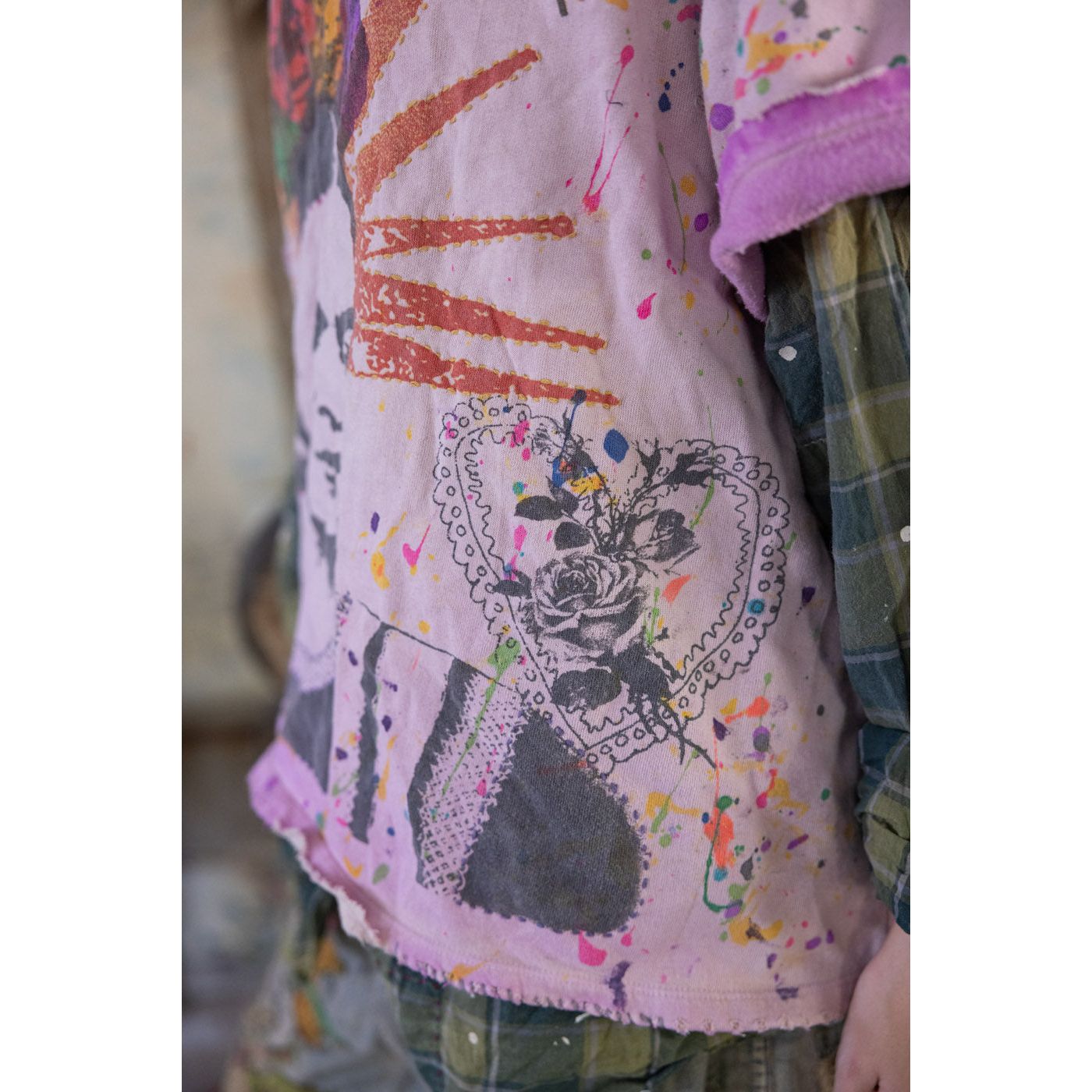 Magnolia Pearl Frida del Sol Vetiver Sweatshirt in Allium Dip Dye