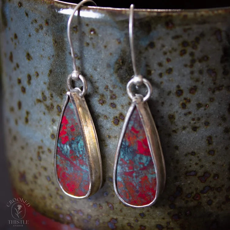 Crooked Thistle Sonoran Sunrise Tear Drop Earring