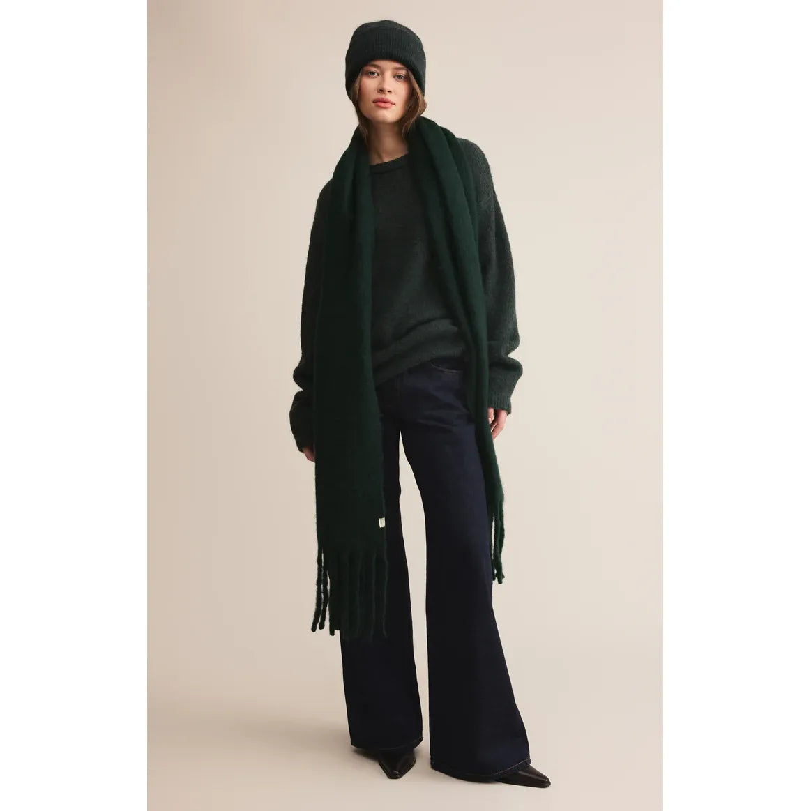 Z Supply Glacier Beanie in Green