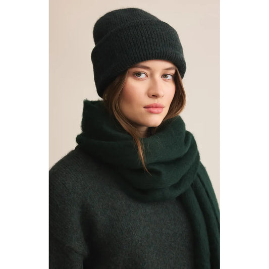 Z Supply Glacier Beanie in Green