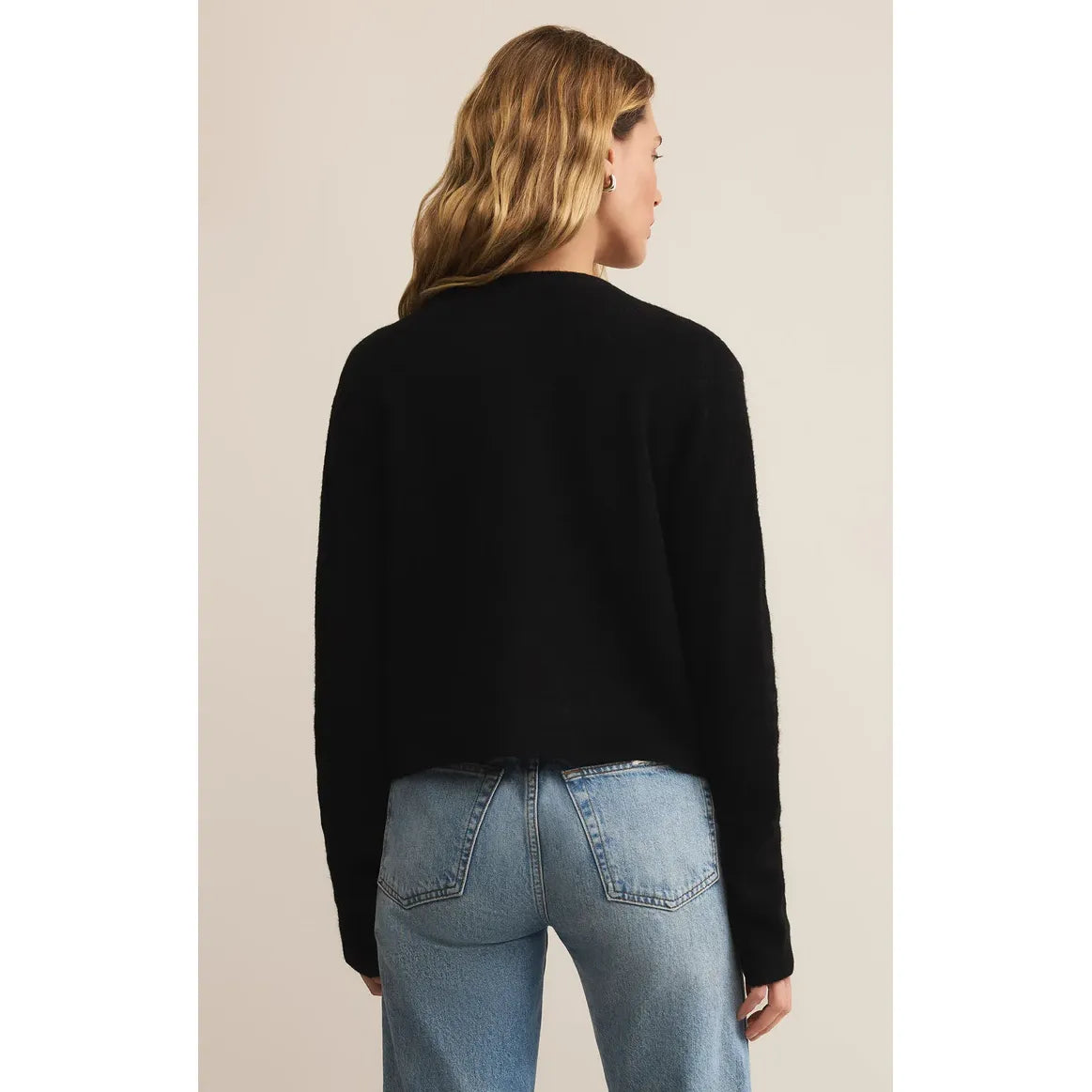 Z Supply Medina Cozy Cardigan in Black