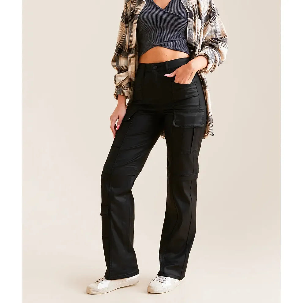 Hidden Ella Classic Straight Cargo Stretch Pant