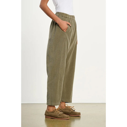 Velvet by Graham & Spencer Laney Cotton Corduroy Pant in Fern