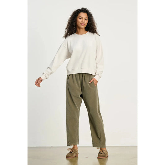 Velvet by Graham & Spencer Laney Cotton Corduroy Pant in Fern