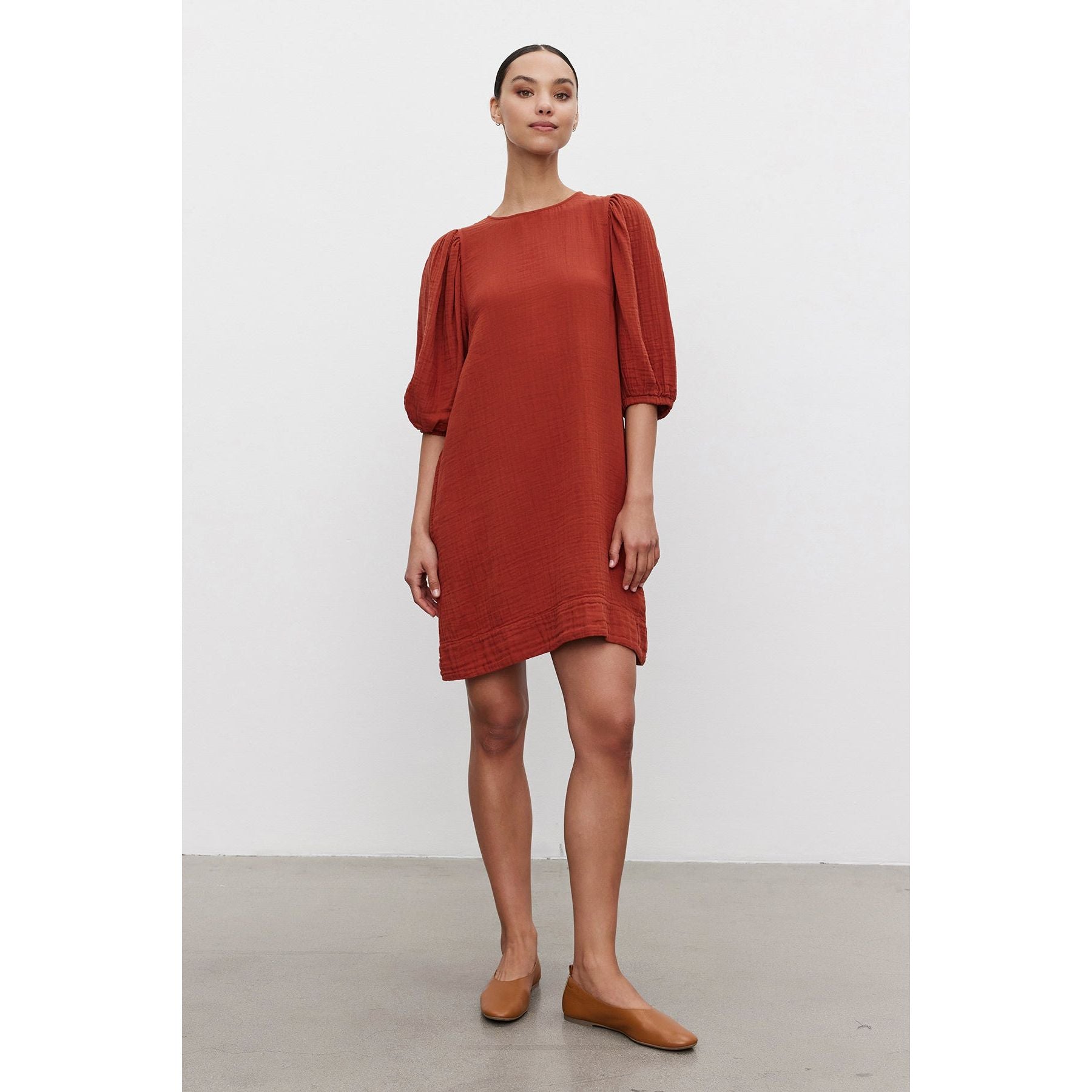 Velvet by Graham & Spencer Karina Dress in Burnt