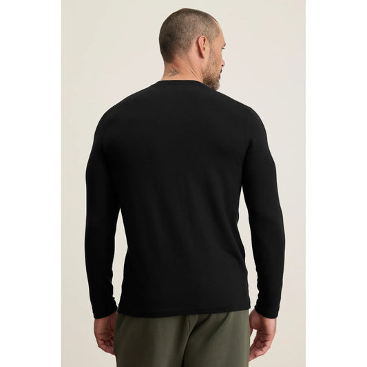 Velvet Men Becker Crew in Black