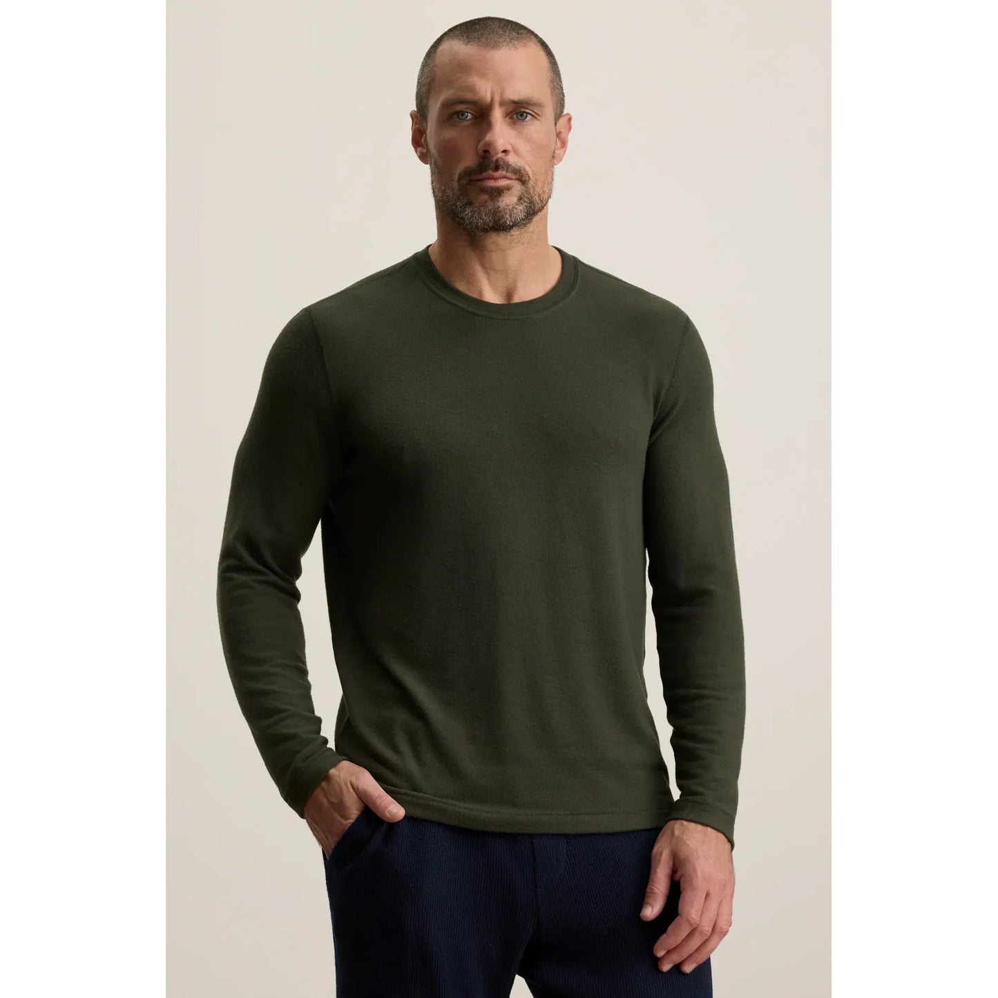 Velvetmen Becker Crew in Dillweed