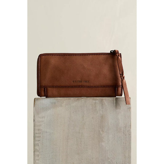 Free People WTF Emerson Wallet in Saddle