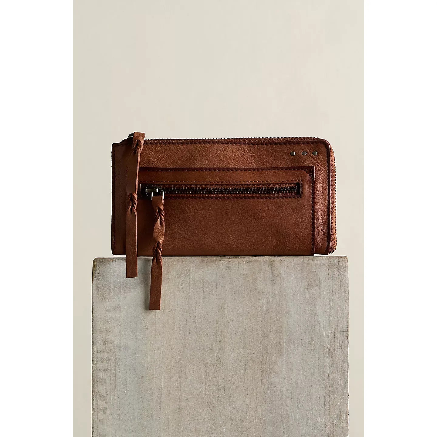 Free People WTF Emerson Wallet in Saddle