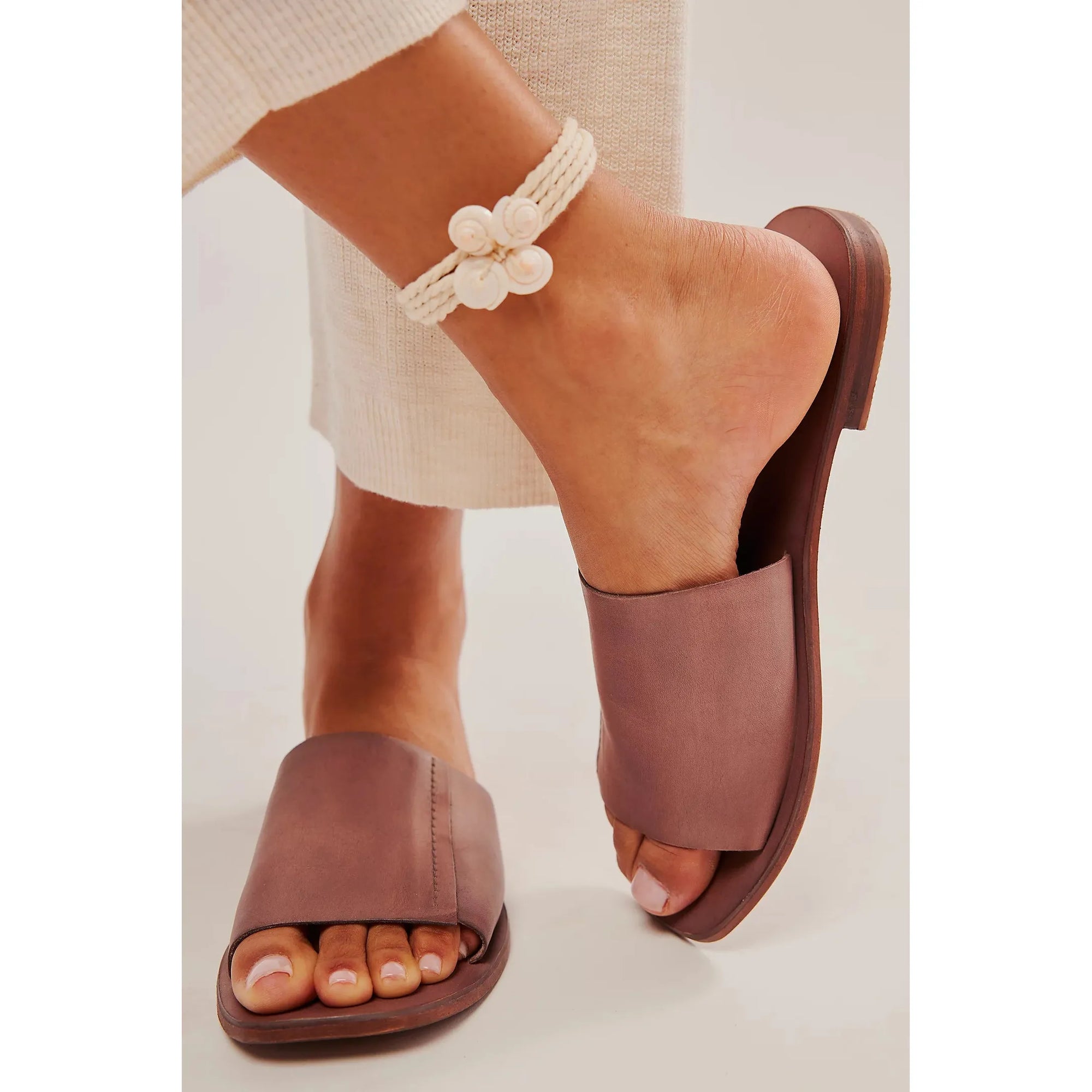 Free People Verona Slide Sandal in Ember