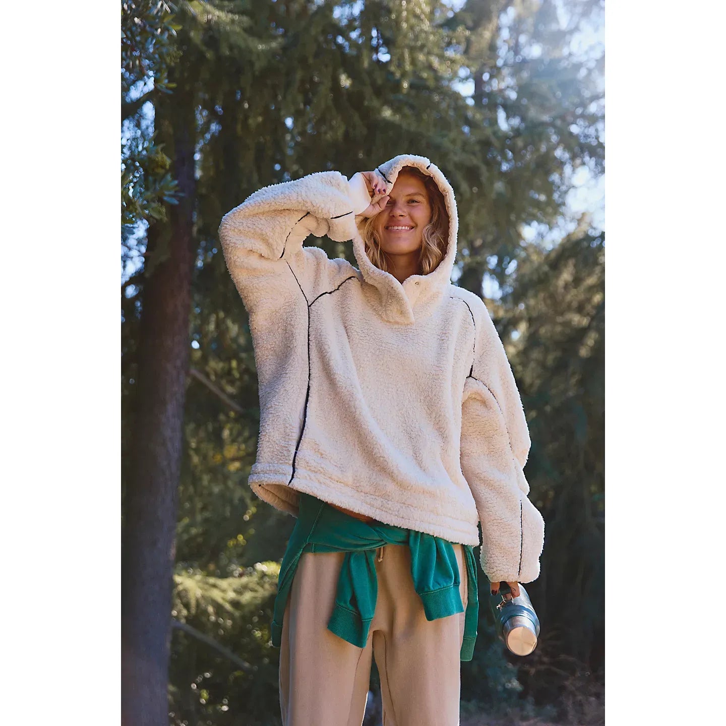 Free People Free Flow Fleece in Birch Tree