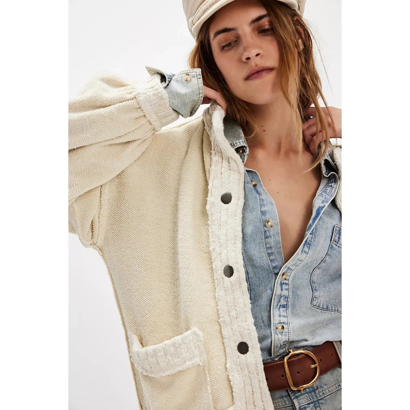 Free People Cute in this Cardi in Tea