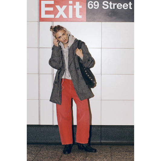 Free People Ari Wool Peacoat