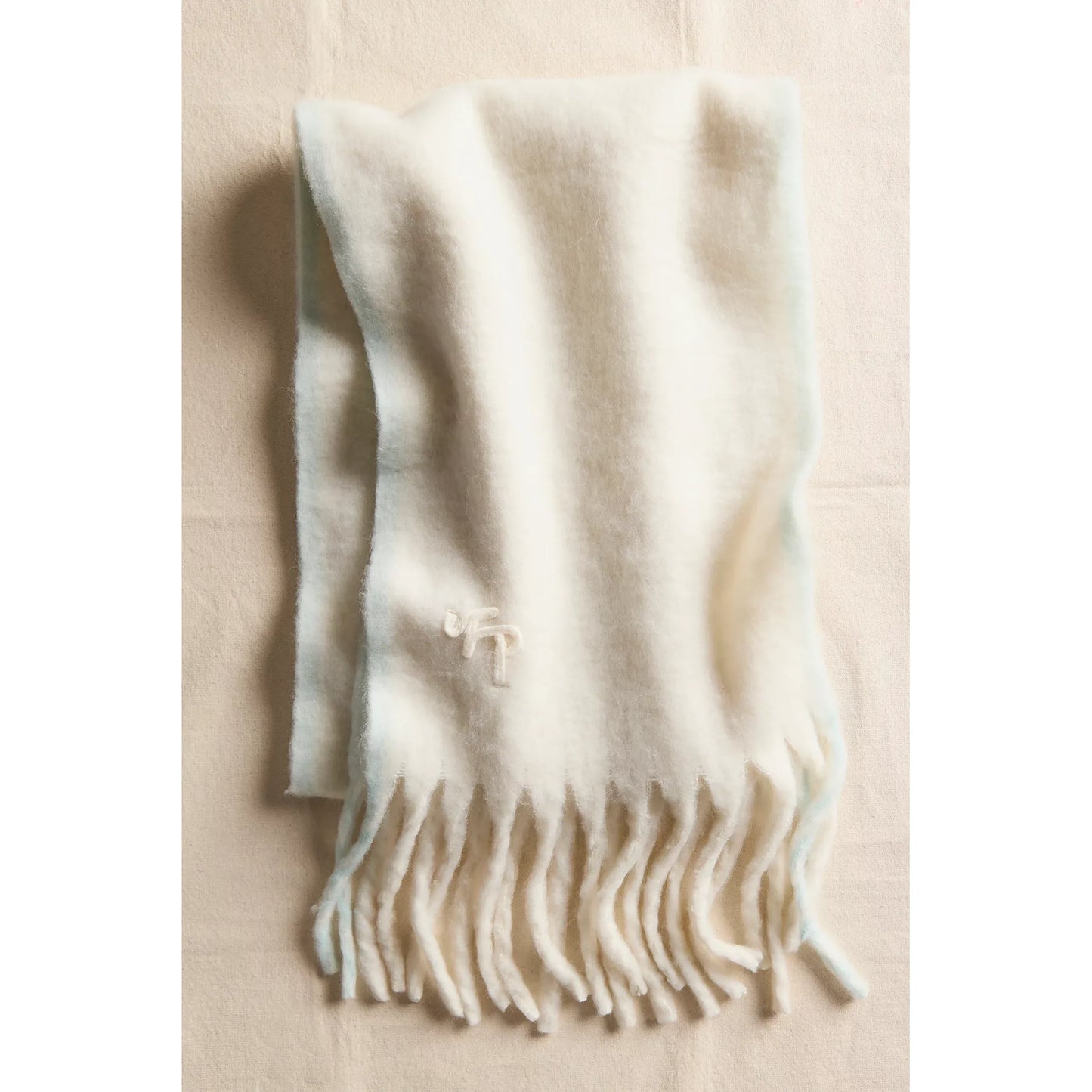 Free People Winter Chill Blanket Scarf in Ivory