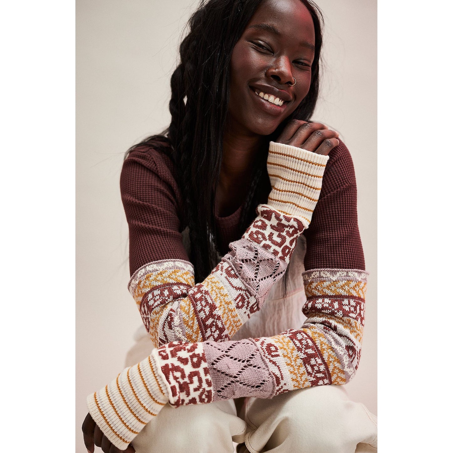 Free People All In Cuff in Chocolate Combo