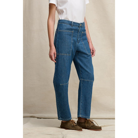Velvet by Graham & Spencer Farah Denim Curved Leg in Classic