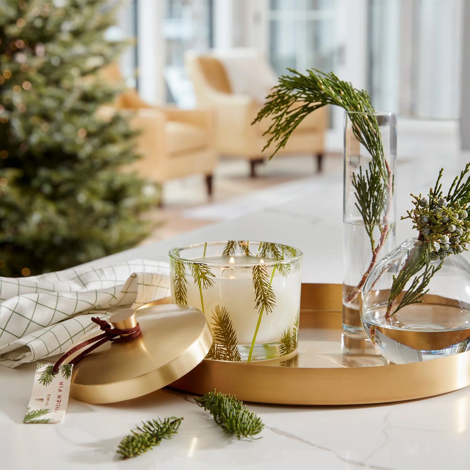 Thymes Frasier Fir Pine Needle 3-Wick