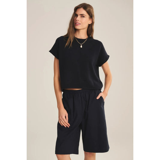 Velvet by Graham & Spencer Keeny Sweater in Navy