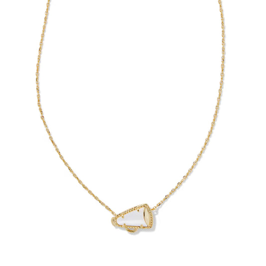 Kendra Scott Cheer Gold Short Pendant Necklace