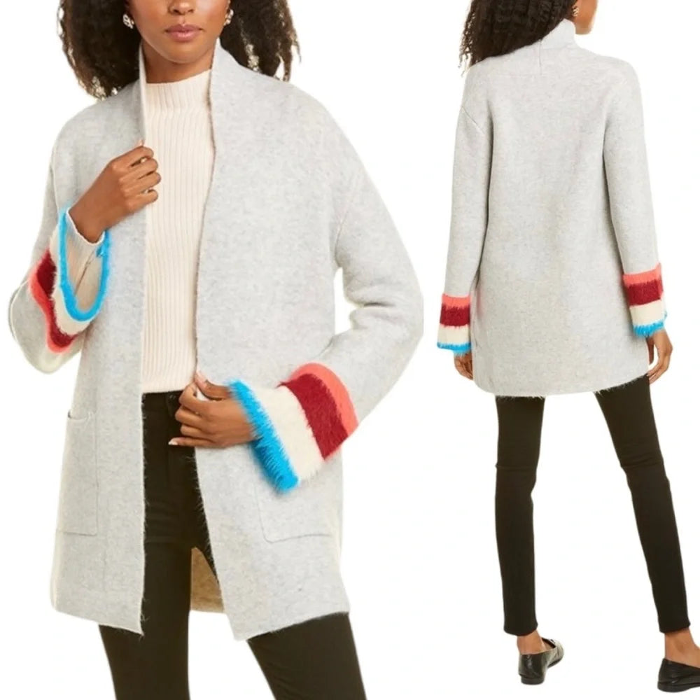 Anthropologie Elelynn Flore Colorblock Cardigan Maude Vivante