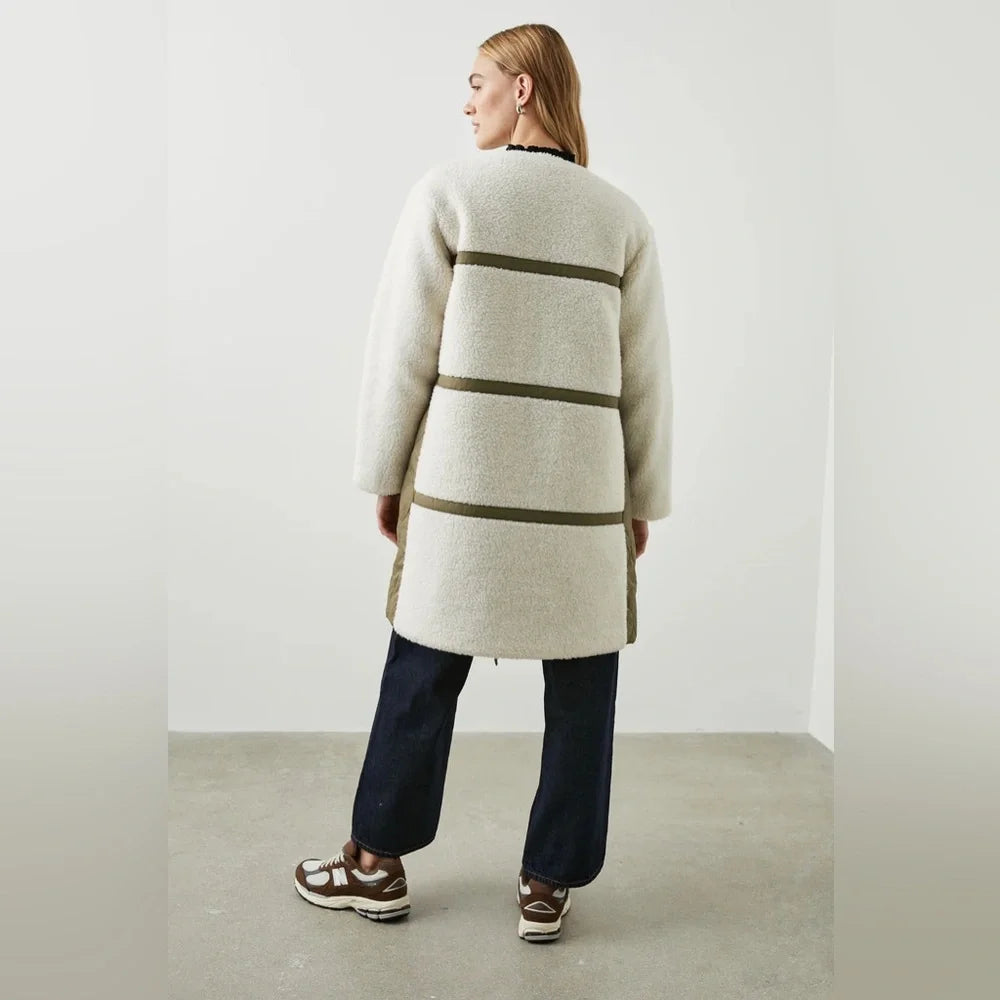 Consignment009 Rails Granger Reversible Sherpa Jacket