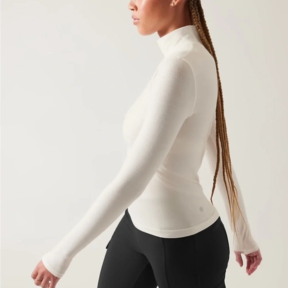 Athleta Ascent Seamless Turtleneck