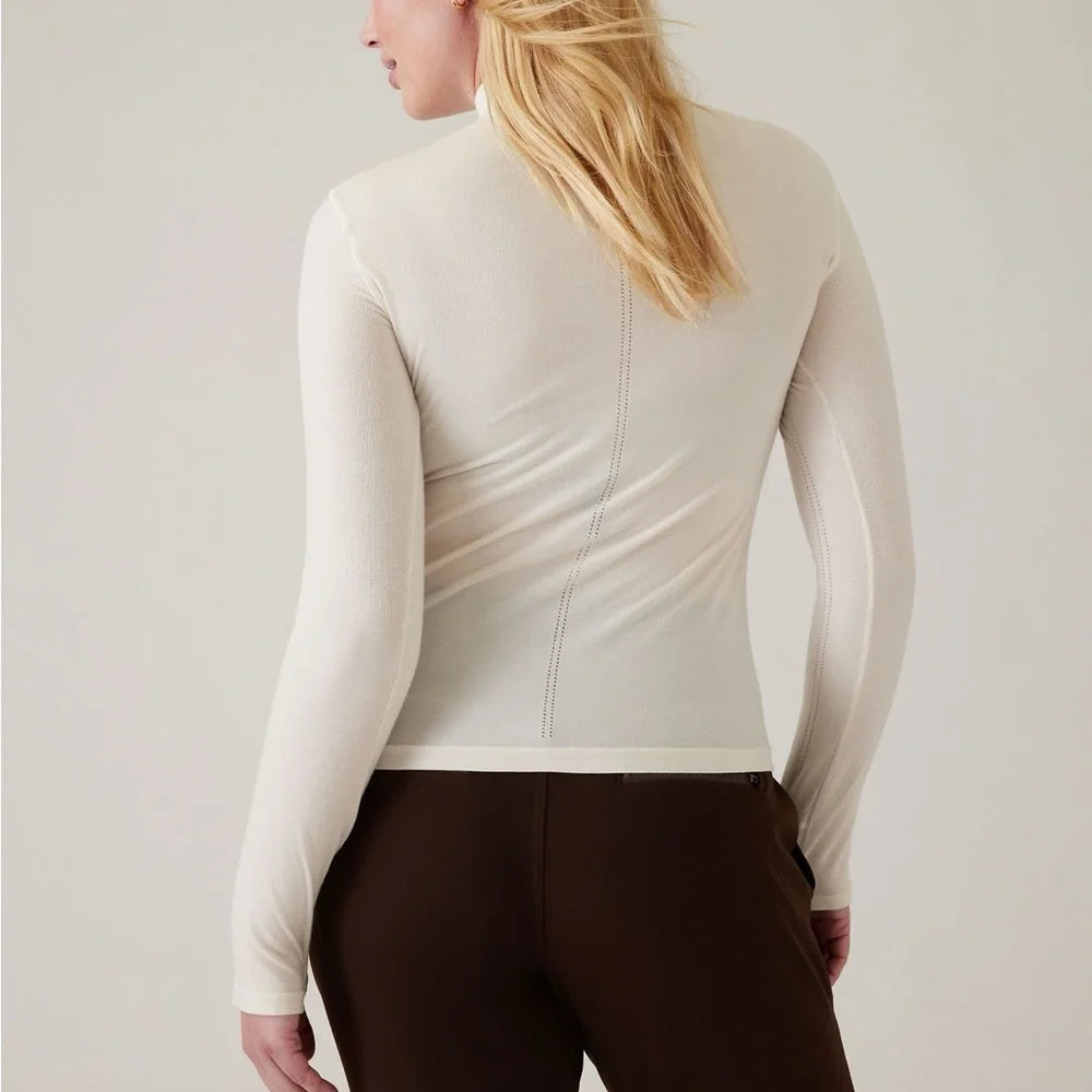 Athleta Ascent Seamless Turtleneck
