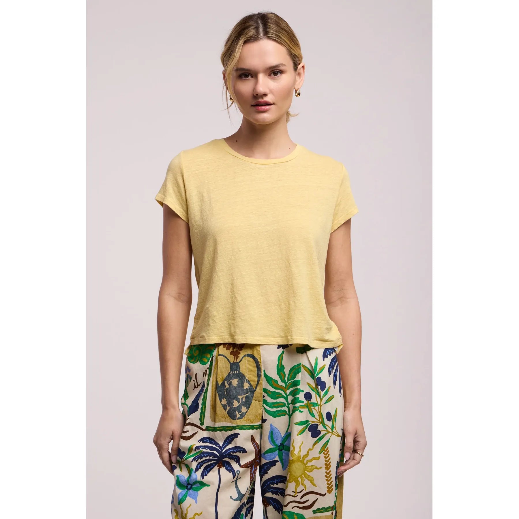 Velvet by Graham & Spencer Casey Tee in Sun