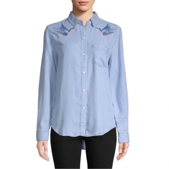 Rails Ingrid Hummingbird Button Down Shirt