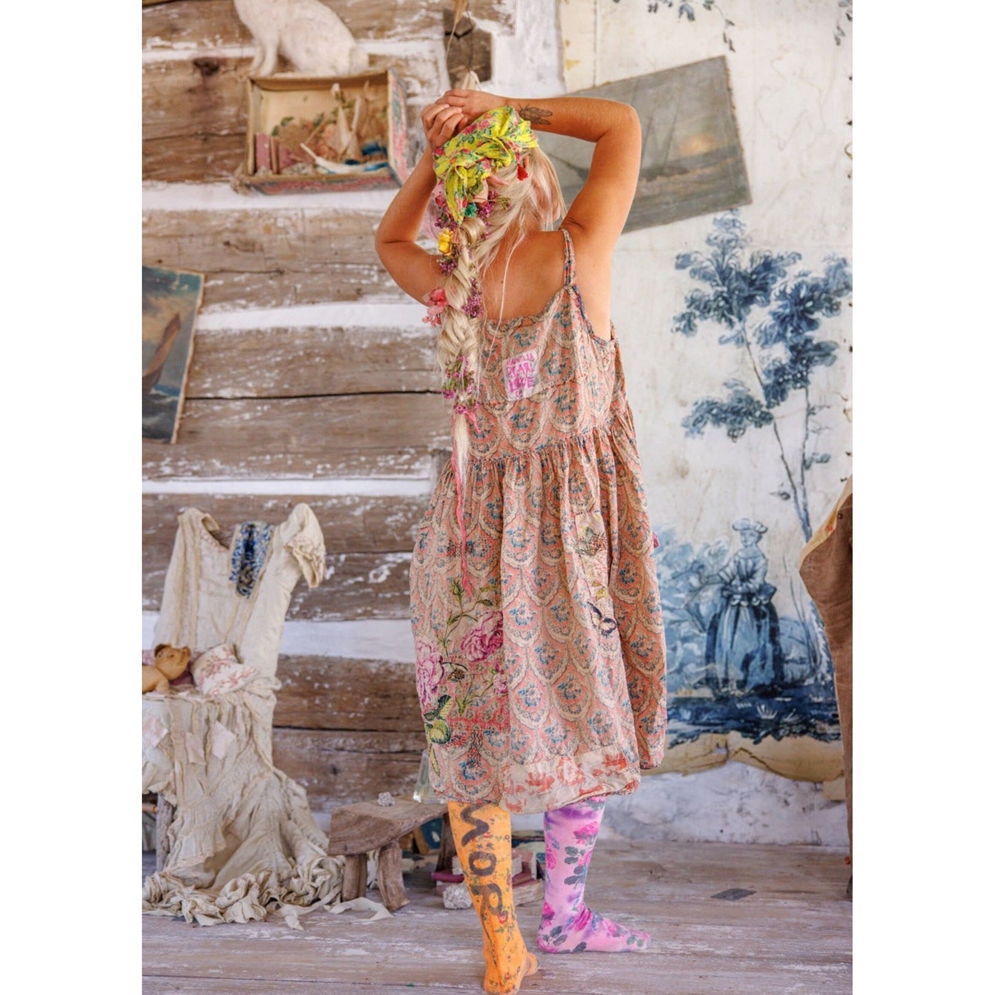 Magnolia Pearl Abbeyrosa Bellisima Tank Dress in Bardot