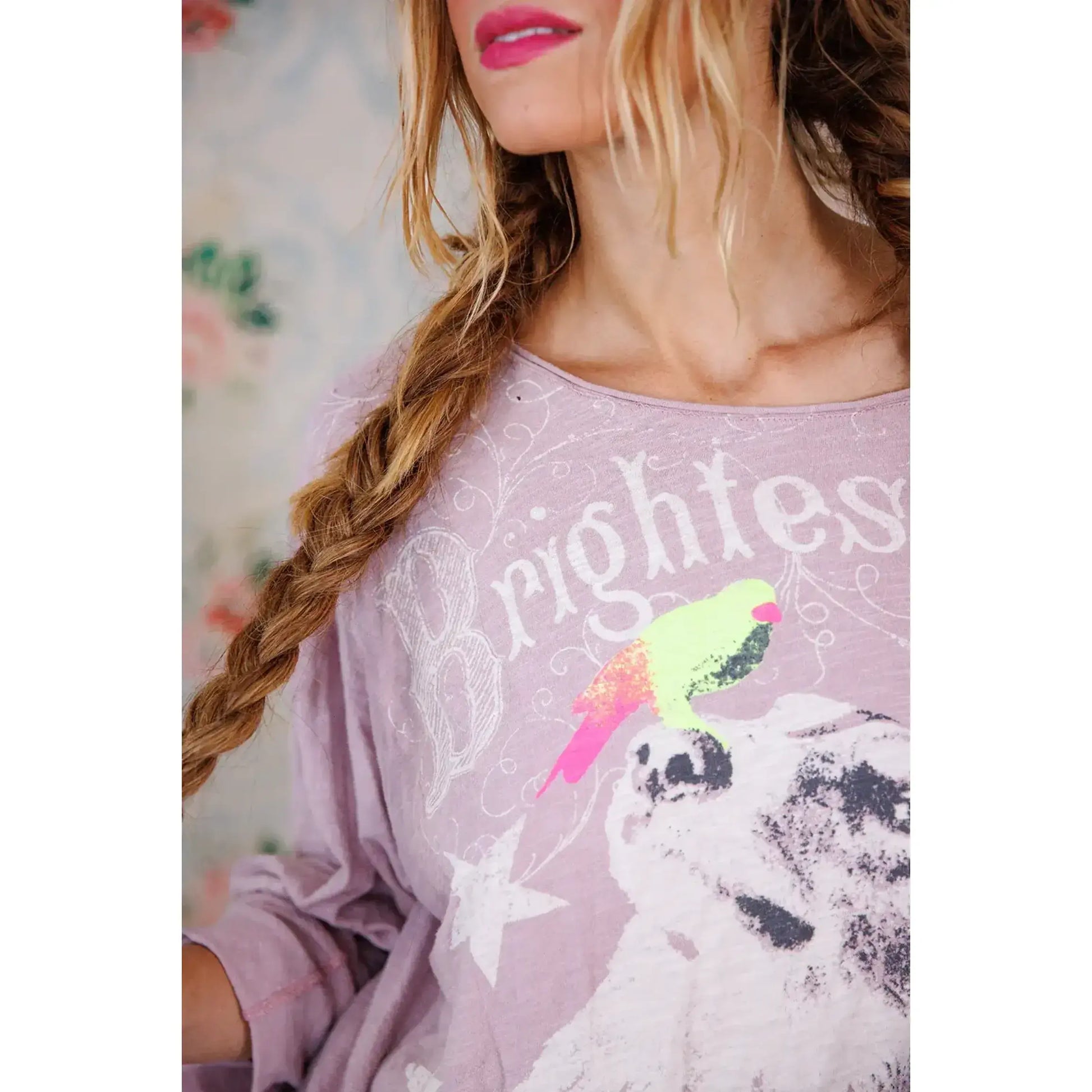 Magnolia Pearl Brightest Eyes Viggo Tee in Lychee Blossom