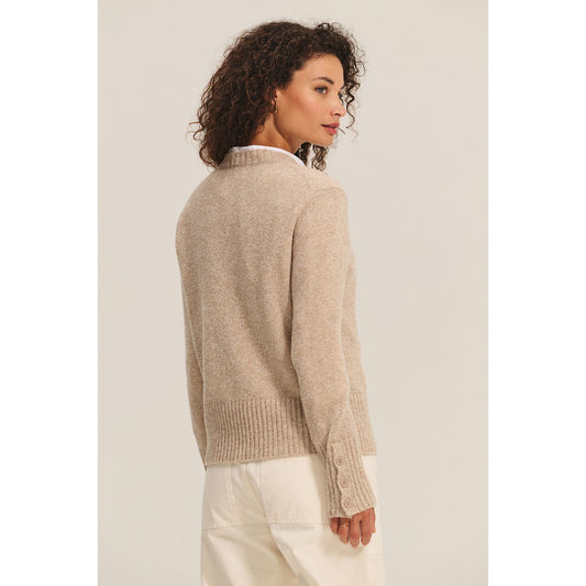 Velvet by Graham & Spencer Maisie Sweater in Oatmeal