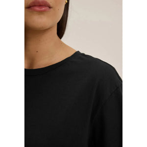 Velvet by Jenny Graham Topanga Organic Cotton Tee in Black