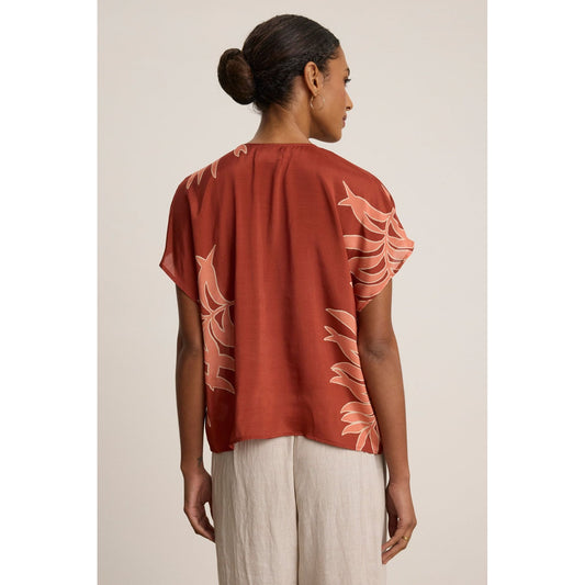 Velvet by Graham & Spencer Naomi Top in Cedar