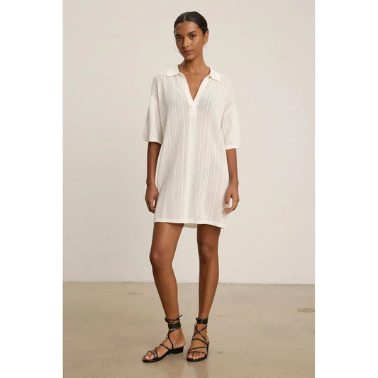 Velvet by Graham & Spencer Mila Pointelle Lace Dress