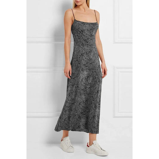 Kate Moss X Equipment Jessa Slip Dress in Snake Print