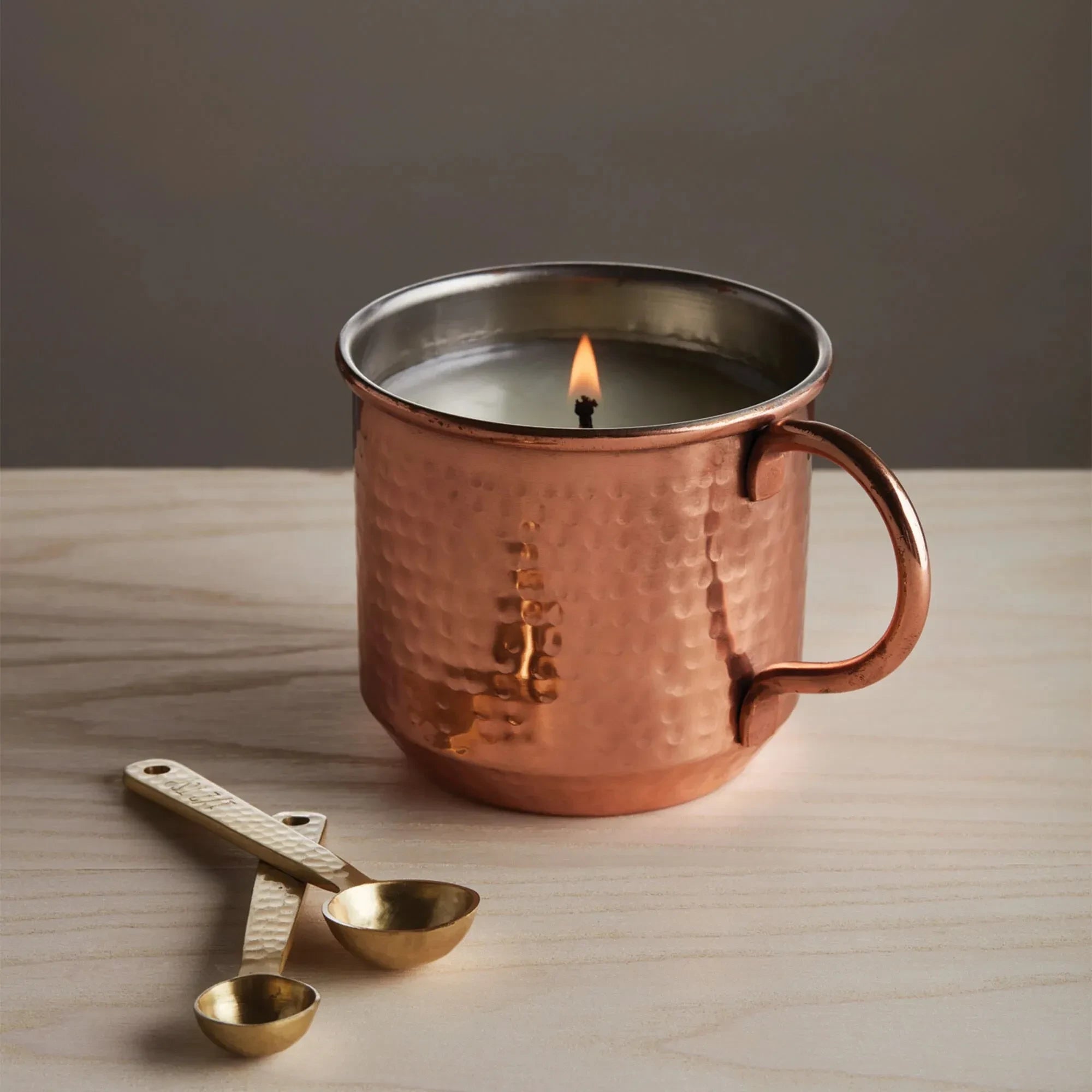 Thymes Simmered Cider Copper Mug Candle