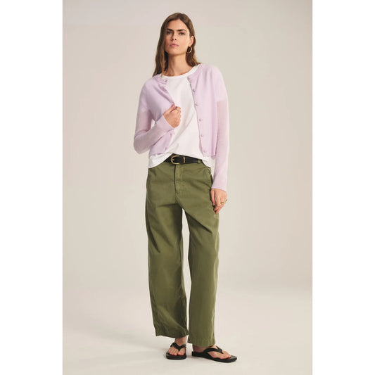 Velvet by Graham & Spencer Tenley Sanded Cotton Pant in Axe