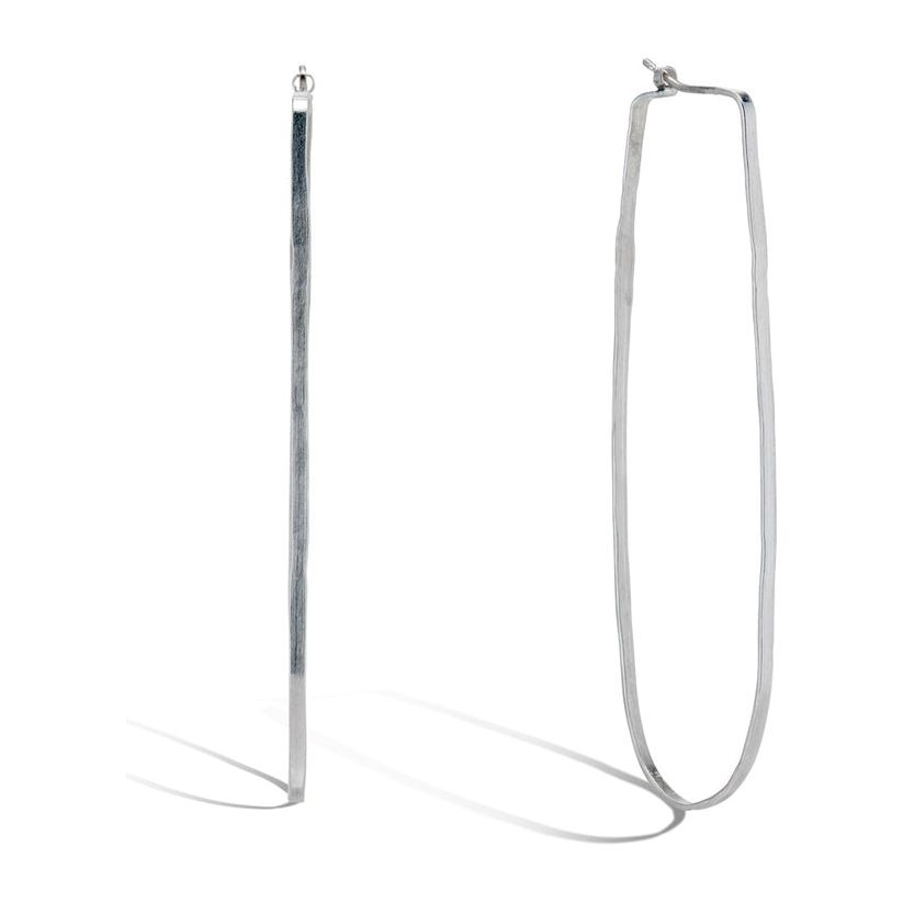 Sarah Macfadden 2" Kent Earrings in Sterling Silver