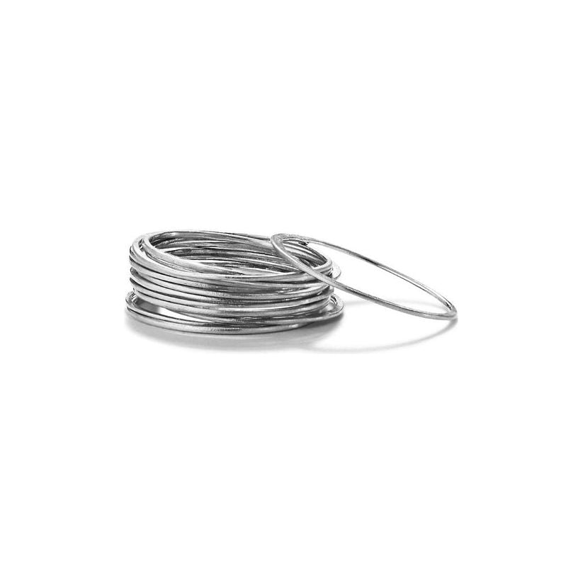 Sarah Macfadden Stacking Ring Set in Sterling Silver