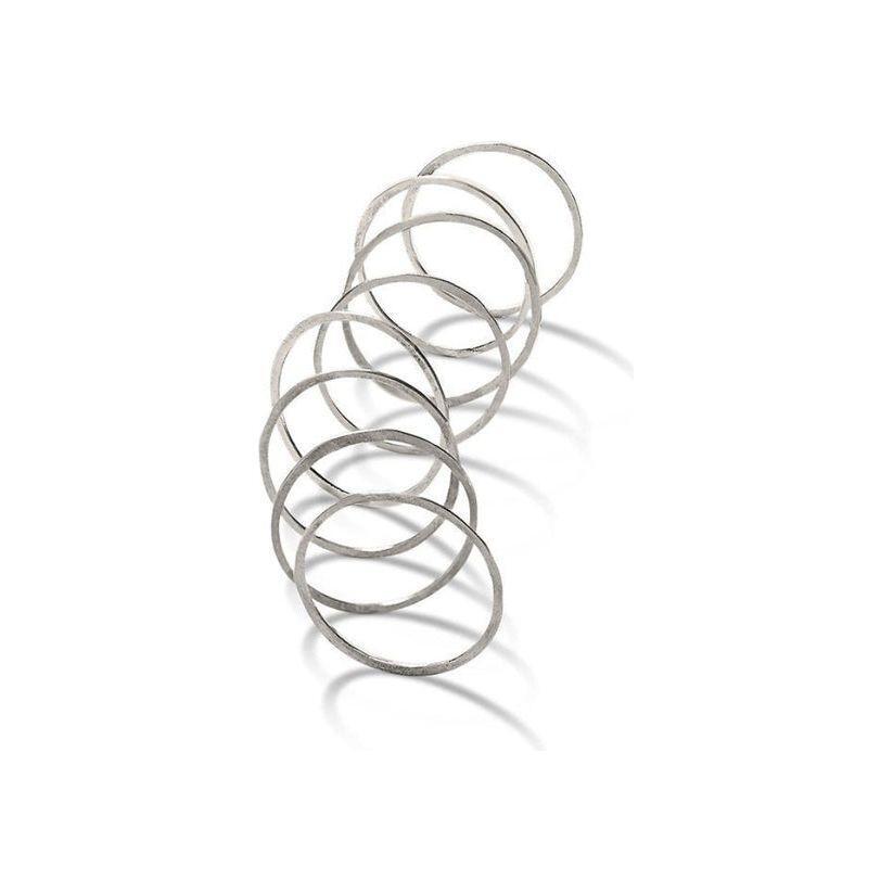 Sarah Macfadden Stacking Ring Set in Sterling Silver