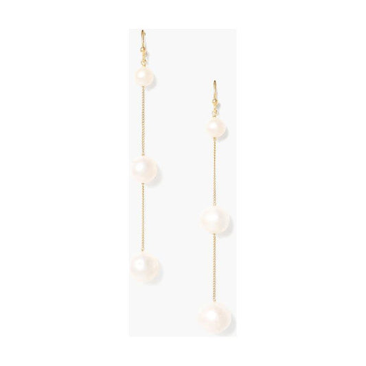 Chan Luu Tiered Floating Pearl Earrings