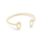Kendra Scott Elton Cuff Bracelet in Gold Dichroic Glass