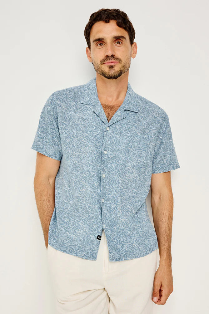 Rails Cash Shirt in Big Wave Wash
