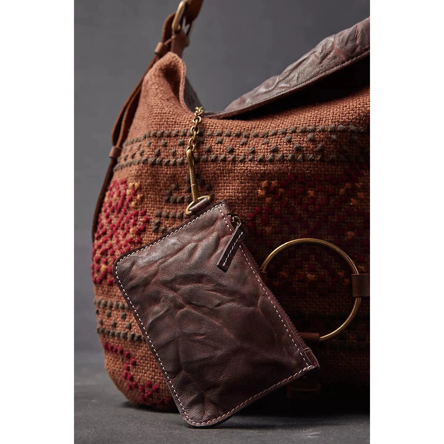 Free People We The Free Talia Bag in Distressed Brown